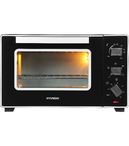 Мини-печь Hyundai MIO-HY093 28 л, 1600 Вт, черный