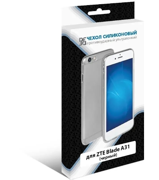 Чехол (клип-кейс) DF zCase-24, для ZTE Blade A31, черный zcase-24 (black)