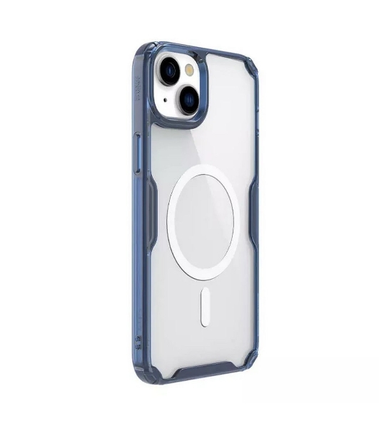 Чехол Nature TPU Pro Magnetic Case, синий, (AP IP15)