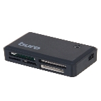 Кард-ридер USB 2.0 Buro BU-CR-151 черный, фото 1