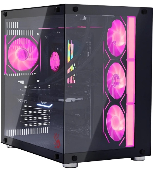 Компьютер Bloody BD-PC CZ79C3 MT i7 14700KF (3.4) 64Gb SSD 1Tb RTX 5070Ti 16Gb Win 11H 64 2.5xGbitEth 850W черный (RUS) (2129080)