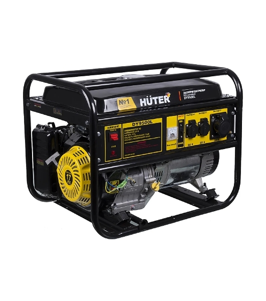 Электрогенератор бензиновый Huter DY9500L, 8 кВт, 91 дБ, 76 кг