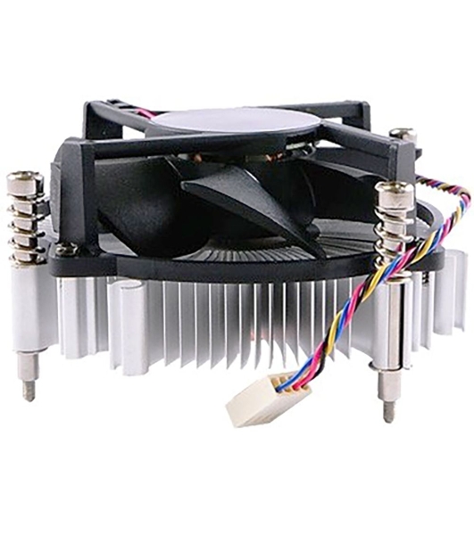 Кулер для процессора ADVANTECH 1960053207N001 серебристый, 120 мм, алюминий/медь, 4400 об/мин, 3 pin, 65 Вт, 46 мм