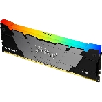Оперативная память Kingston Fury Renegade, DDR4, 8GB (1x8GB), 3600MHz, CL16, DIMM, с радиатором, RGB, серебристый/черный, фото2