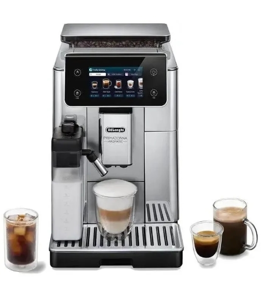 Кофемашина DeLonghi ECAM630.55.SSM 1450Вт черный/серебристый