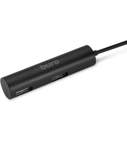 USB-концентратор Buro BU-HUB4-0.5R-U2.0, USB 2.0, USB 4 порта, USB