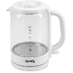Чайник электрический Domfy DSW-EK304 1.7л. 2200Вт белый (корпус: стекло), фото 1