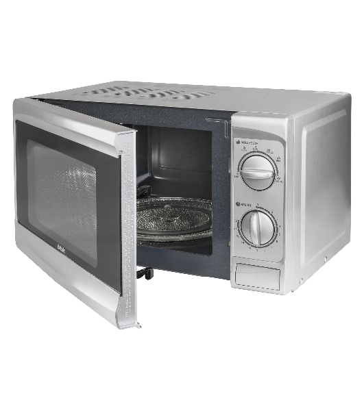 Микроволновая печь BBK 20MWS-707M/S серебро, 20 л, 700 Вт, переключатели - поворотный механизм