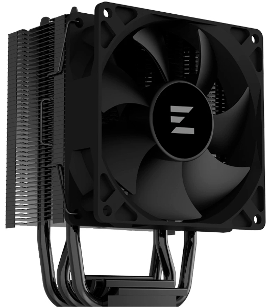 Кулер ZALMAN CNPS4X BLACK V2, 92мм FAN, 3 HEAT PIPES, 4-PIN PWM, 800-2000 RPM, 29DBA, HYDRO BEARING, LGA1851/1700, AM5/AM4, screw type installation