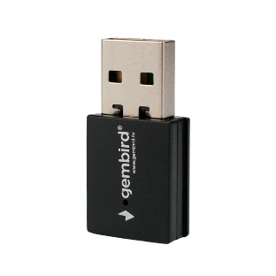 Сетевой адаптер Wi-Fi+Bluetooth Gembird WNP-UA-018 двухдиапазонный мини, 600 Мбит, USB, 802.11b/a/g/n/ac