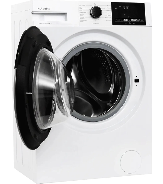 Стиральная машина Hotpoint WSH 7291 VWX белый загрузка фронтальная 7 кг, 1200 об/мин., класс: А