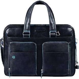 Сумка для ноутбука Piquadro Blue Square CA2765B2/BLU2 синий натур.кожа