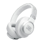Беспроводные/проводные наушники JBL Live 770NC белый, полноразмерные, Bluetooth + проводной, адаптивное шумоподавление, фото 1