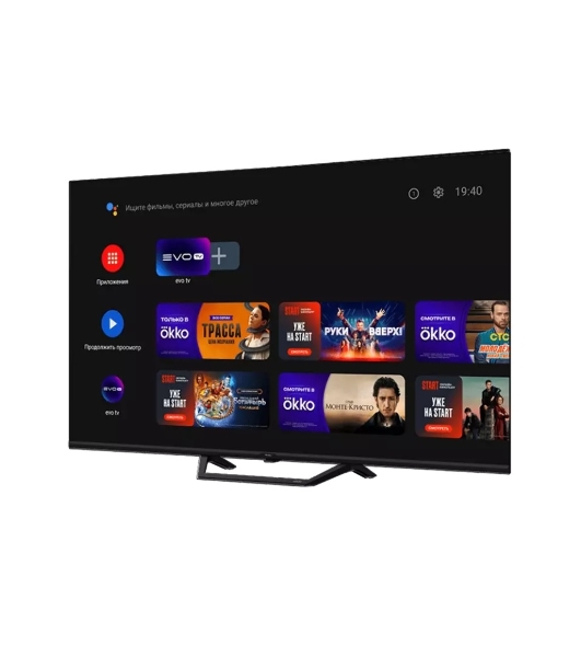Телевизор Haier 75' S2 Pro DH1WVFD02RU черный QLED 4K UHD 60Hz Smart TV 2GB/16GB