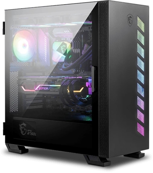 Корпус MSI MAG VAMPIRIC 300R, Midi-Tower, чёрный, 1 x 120 мм