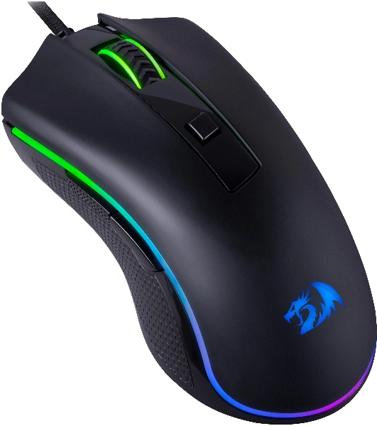 Мышь проводная Redragon Cypher, черный, 12800 dpi, USB, кнопки - 7