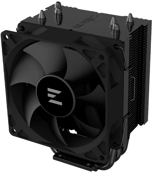 Кулер ZALMAN CNPS4X BLACK V2, 92мм FAN, 3 HEAT PIPES, 4-PIN PWM, 800-2000 RPM, 29DBA, HYDRO BEARING, LGA1851/1700, AM5/AM4, screw type installation