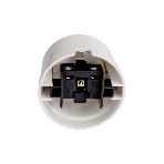 Розетка Bironi B1-101-21 1-м ОП Лизетта, 16А IP20, ретро с заземлением, ABS-пластик, белый, фото3