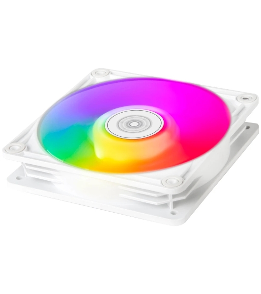 Вентилятор для корпуса Silverstone VISTA 120 ARGb белый, 120 мм, 2000 об/мин, 30.6 дБ, 4 pin