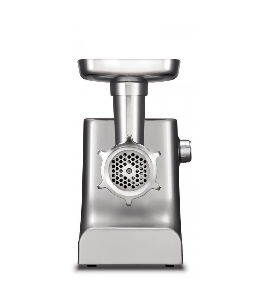 Мясорубка электрическая Moulinex ME858D32 серебристый, 2100 Вт, 5.5 кг/мин, реверс, защита от перегрузки, насадки - 8
