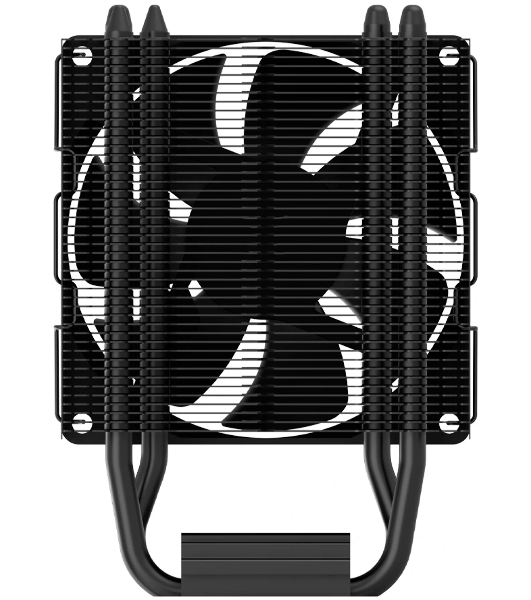 Кулер ZALMAN CNPS4X BLACK V2, 92мм FAN, 3 HEAT PIPES, 4-PIN PWM, 800-2000 RPM, 29DBA, HYDRO BEARING, LGA1851/1700, AM5/AM4, screw type installation