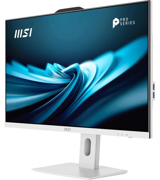 Моноблок MSI Pro AP272P 14M-619XRU 27' Full HD i3 14100 (3.5) 16Gb SSD512Gb UHDG 730 без ОС GbitEth WiFi BT 120W клавиатура мышь Cam белый 1920x1080 (9S6-AF8322-1061)
