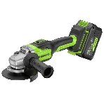 Углошлифовальная машина Greenworks GD24AG 758Вт 10500об/мин рез.шпин.:M14 d=125мм (3200207CUH), фото2