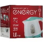Электрочайник Energy E-275 белый/бирюзовый, 1 л, 1100 Вт, скрытый нагревательный элемент, фото2