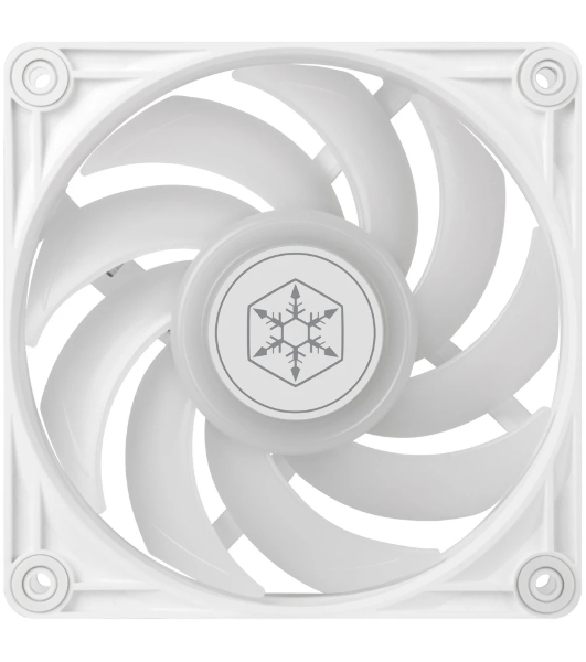 Вентилятор для корпуса Silverstone VISTA 120 ARGb белый, 120 мм, 2000 об/мин, 30.6 дБ, 4 pin