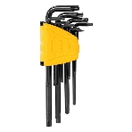 Набор шестигранных ключей ';TORX'; удлиненных Deli DL234209H 9 шт Материал CR-V. Спецификация: T10,T15,T20,T25,T27,T30,T40,T45,T50, пластиковый держатель, фото 1