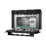Встраиваемая микроволновая печь Kuppersberg HMW 611 BB, High-Tech, 34 л, поворотное/сенсорное управление, мощность 900 Вт, 5 уровней мощности, 10 автоматических программ, размораживание, гриль, конвекция, поворотный стол, черный, фото4