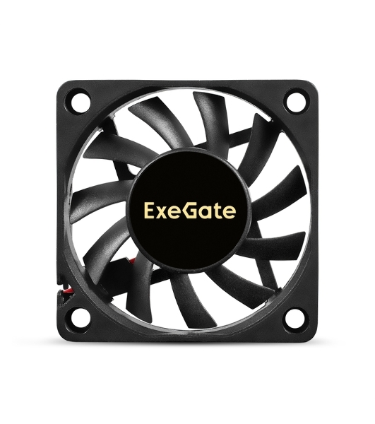 Вентилятор 12В DC ExeGate ExtraPower EP06010S2P черный 60x60x10 мм, 3000 об/мин, 24 дБ, 2 pin