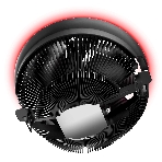 Кулер для процессора Crown CM-1150PWM RED v2 черный, 105 мм, алюминий, 1800 об/мин, 26.3 дБ, 4 pin, 115 Вт, 70 мм, фото4