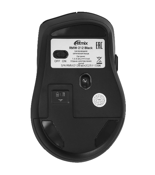 Мышь беспроводная Ritmix RMW-212 Black