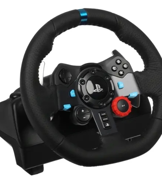 Руль LOGITECH G29 игровой (USB, для PS и PC, педали, виброотдача, 941-000113/941-000112/941-000142)