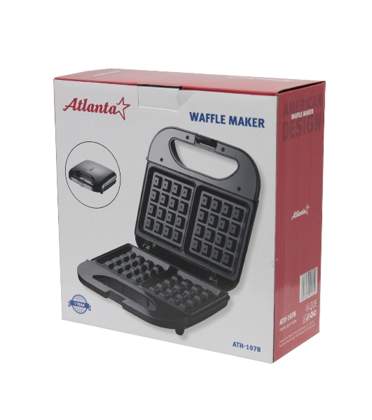 Вафельница Atlanta ATH-1078 черный