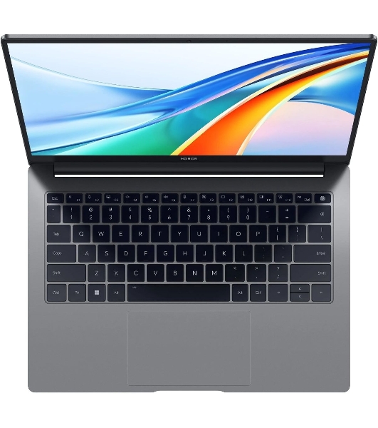 Ноутбук Honor MagicBook X14 Plus Intel Core 5 220H 2700MHz/14'/1920х1200/16GB/512GB SSD/Intel Graphics/Wi-Fi/Bluetooth/Windows 11 Home (5301ALWC) Grey