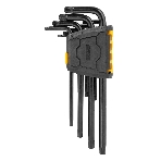 Набор шестигранных ключей ';TORX'; удлиненных Deli DL234209H 9 шт Материал CR-V. Спецификация: T10,T15,T20,T25,T27,T30,T40,T45,T50, пластиковый держатель, фото2