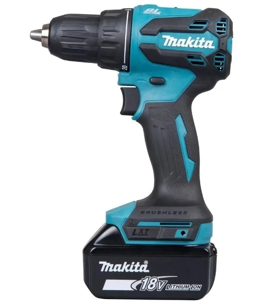 Дрель-шуруповерт Makita DDF490SF1J, 18 В, 3 Ач, 50 Нм, бесщеточный