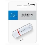 Флешка USB SmartBuy Crown white (SB32GbCRW-W), 32Gb, USB 2.0, R/W 15/5, белый/красный, фото3