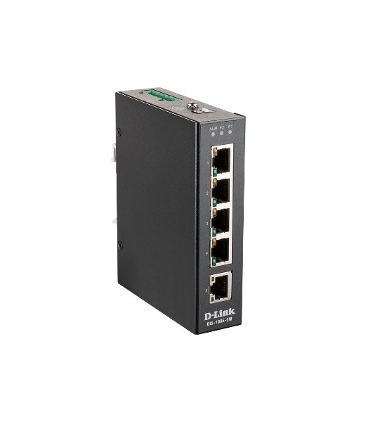 Коммутатор D-Link DIS-100E-5W/A1A, 5×100 Мбит/с, неуправляемый