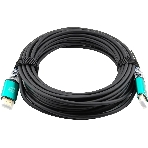 Кабель аудио-видео Cactus CS-HDMI-AOC-2.1-10 HDMI (m)/HDMI (m) 10м. позолоч.конт. черный, фото 1
