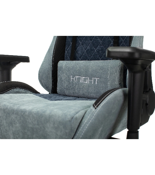 Кресло Бюрократ VIKING 7 KNIGHT BL FABRIC синий, ткань, 120 кг, механизм качания