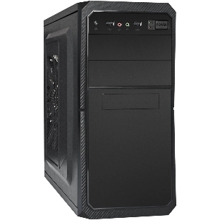 Компьютерный корпус Minitower ExeGate BA-202-UNS500 (mATX, БП UNS500 с вент. 12см, 2хUSB, аудио, черный)