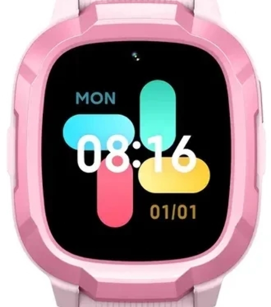 Детские умные часы Mibro Kids P6, 1.4' TFT, 4G, Bluetooth, USB Type-C, IPX7/WR20, розовый