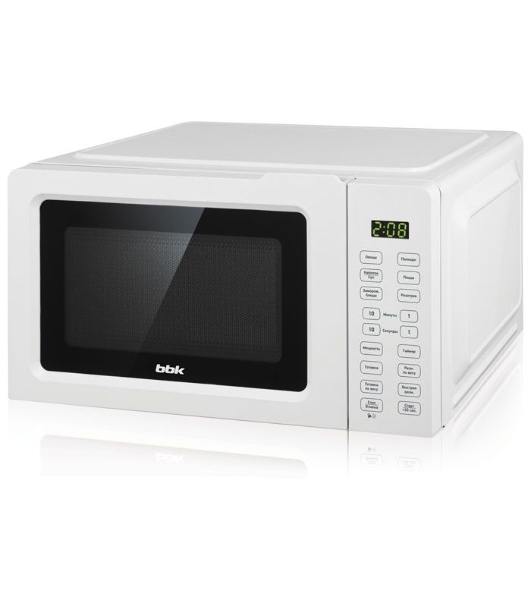 Микроволновая печь BBK 17MWS-785S/W белый, 17 л, 700 Вт, переключатели - сенсор