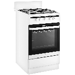 Плита газовая Hansa FCGW51001 белый, конфорок 4 шт, духовка 56 л, 50 см x 85 см x 60 см, фото 1