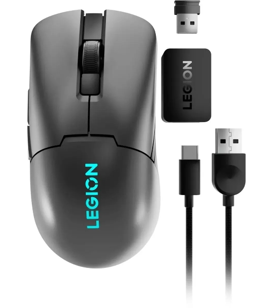 Мышь беспроводная Lenovo Legion M600s Wireless Gaming темно-серый оптическая 19000dpi BT/Radio USB (GY51H47354)
