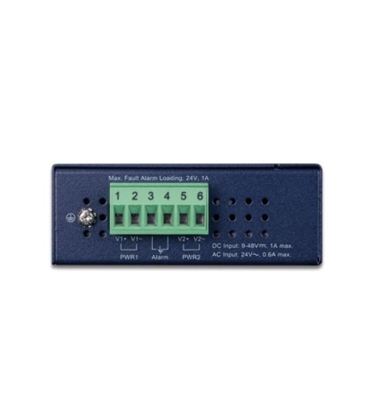 Коммутатор Planet IGS-4215-4T2S IP30 Industrial L2/L4 4-Port 10/100/1000T + 2-Port 100/1000X SFP Managed Switch (-40~75 degrees C, dual redundant power input on 9~48VDC/24VAC terminal block, supports ERPS Ring, CloudViewer app, MQTT and Cybersecurity feature)