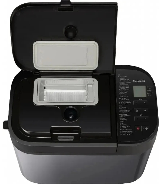Хлебопечка Panasonic SD-YR2540HTS серый/черный, 550 Вт, 1.1 кг, 30 программ